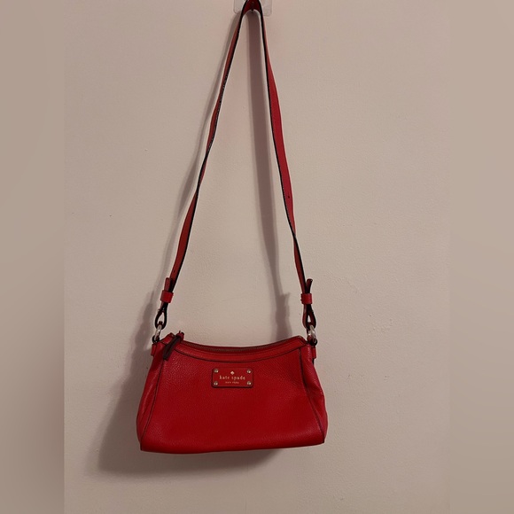 Kate Spade Red Cross Body Strap Rectangular classic bag - Picture 2 of 10